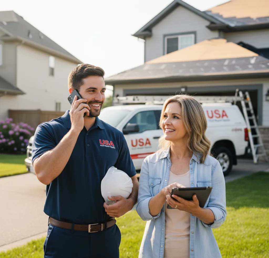 USA Roof Repair Experts customer support in Centralia